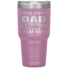 Step-Dad And Dad Fathers Day Funny DAD Gift Tumbler Tumblers dad, family- Nichefamily.com