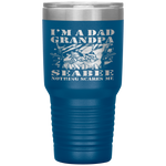 Navy Seabee I Am A Dad Grandpa And Nothing Scares Me Tumbler Tumblers dad, family- Nichefamily.com