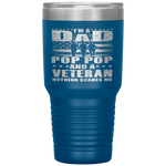 I Am A Dad A Pop Pop And A Veteran Fathers Day Gift Tumbler Tumblers dad, family- Nichefamily.com