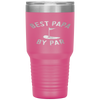 Best Papa By Par Funny Golf Father's Day Grandpa Gift Tumbler Tumblers dad, family- Nichefamily.com