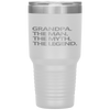 GRANDPA THE MAN THE MYTH THE LEGEND Father's Day Gift Men Tumbler Tumblers dad, family- Nichefamily.com