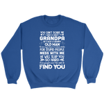 I Have a Crazy Grandpa Youth Crewneck Sweatshirt T-shirt - Nichefamily.com