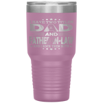 I Have Two Titles Dad Father-In-Law Funny Fathers Day Gift Tumbler Tumblers dad, family- Nichefamily.com