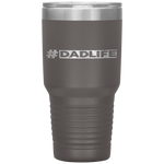 Father's Day Hashtag Dad Life Funny Gift Tumbler Tumblers dad, family- Nichefamily.com