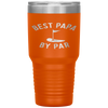 Best Papa By Par Funny Golf Father's Day Grandpa Gift Tumbler Tumblers dad, family- Nichefamily.com