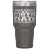 Father's Day Cheer Dad Killing It Cheerdancing Tumbler Tumblers dad, family- Nichefamily.com