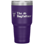 The Dogfather Siberian Husky Dog Dad Father's Day Gifts Tumbler Tumblers dad, family- Nichefamily.com