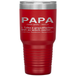 Definition Of PaPa Gift For Father's Day Tumbler Tumblers dad, family- Nichefamily.com