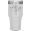 Valentine's Father's Day Gifts God Family Steelers Tumbler Tumblers dad, family- Nichefamily.com