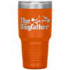 The Dogfather Dog Dad Fathers Day Gift Dog Lover Tumbler Tumblers dad, family- Nichefamily.com