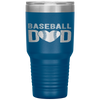 Baseball Dad Papa Father's Day Gift For Him School Tumbler Tumblers dad, family- Nichefamily.com