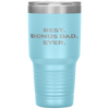 Best Bonus Dad Ever Father-In-Law Gift Tumbler Tumblers dad, family- Nichefamily.com