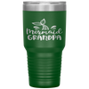 Mermaid Grandpa Funny Grandfather Family Matching Birthday Tumbler Tumblers dad, family- Nichefamily.com