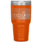 Barber Dad Husband Daddy Hero Fathers Day Gift Tumbler Tumblers dad, family- Nichefamily.com