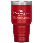 Funny dog grandpa Pawpa defintion Tumbler Tumblers dad, family- Nichefamily.com