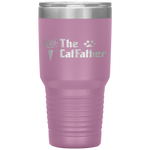 The Catfather Funny Father's Day Gift for Cat Daddy Tumbler Tumblers dad, family- Nichefamily.com