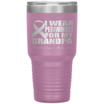 I Wear Periwinkle For My Grandpa Stomach Cancer Awareness Tumbler Tumblers dad, family- Nichefamily.com