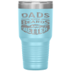 Dads with Beards are Better Father's Day Gifts Distressed Tumbler Tumblers dad, family- Nichefamily.com