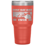 Best Cat Dad Ever Funny Cat Daddy Man Fathers Day Gift Tumbler Tumblers dad, family- Nichefamily.com