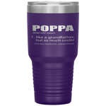 PopPa Like A Grandfather But So Much Cooler Funny Grandpa Tumbler Tumblers dad, family- Nichefamily.com