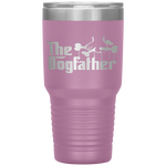 The Dogfather Dog Dad Fathers Day Gift Dog Lover Tumbler Tumblers dad, family- Nichefamily.com