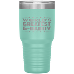 G-daddy Grandpa Gifts Worlds Greatest G-daddy Tumbler Tumblers dad, family- Nichefamily.com