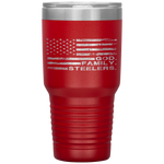 God Family Steelers-Pro Us Flag Father's Day Dad Gift Tumbler Tumblers dad, family- Nichefamily.com