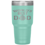 FC Toluca Mexico World's Best Dad Father's Day Gift Tumbler Tumblers dad, family- Nichefamily.com