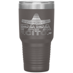 Funny Fathers Day Gift for Men Papacito Dad Tumbler Tumblers dad, family- Nichefamily.com