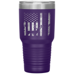 USA Flag Best Buckin' Dad Ever Deer Hunting Fathers Day Gift Tumbler Tumblers dad, family- Nichefamily.com