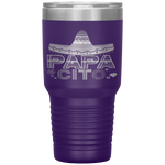 Funny Fathers Day Gift for Men Papacito Dad Tumbler Tumblers dad, family- Nichefamily.com