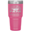 Papa Shark American Flag Fathers Day 4Th Of July Tumbler Tumblers dad, family- Nichefamily.com