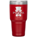 Luckiest Poppa Ever Leprechaun St Patricks Day Grandpa Tumbler Tumblers dad, family- Nichefamily.com