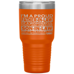 fathers day gifts for father in law from awesome Son in law Tumblers Tumblers dad, family- Nichefamily.com