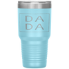 Distressed Dada Funny Retro Father's Day Tumbler Tumblers dad, family- Nichefamily.com