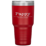 Pappy Definition Grandpa For Coolest Old Man Tumbler Tumblers dad, family- Nichefamily.com