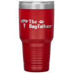 The Dogfather Maltese Dog Dad Father's Day Gift Tumbler Tumblers dad, family- Nichefamily.com