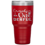 Grandpa of Mr Onederful 1st Birthday First One-Derful Party Tumbler Tumblers dad, family- Nichefamily.com