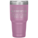 Funny Father's Day - Bob Knows Everything  Tumbler Tumblers dad, family- Nichefamily.com