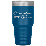 Grandpa Bear - Christmas Papa Bear Mama Bear Baby Bear Tumbler Tumblers dad, family- Nichefamily.com