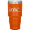 GrandPaw the man the myth te influence gift grandpa Tumbler Tumblers dad, family- Nichefamily.com