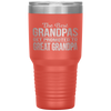 The only best grandpas get promoted to great grandpa Tumbler Tumblers dad, family- Nichefamily.com