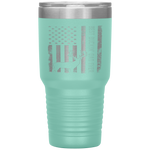 USA Flag Best Buckin' Dad Ever Deer Hunting Fathers Day Gift Tumbler Tumblers dad, family- Nichefamily.com