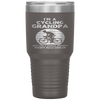 I'm A Cycling Grandpa Funny Grandpa Cyclist Gift Tumbler Tumblers dad, family- Nichefamily.com