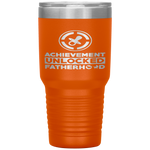 Achievement Unlocked, New Dad Gift, First Fathers Day, Gamer Gifts, Baby Announcemen Tumblert, Pregnancy Tumblers tumbler- Nichefamily.com