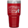 Veteran Grandpa Gift for Grandfather Tumbler Tumblers dad, family- Nichefamily.com