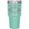 Retro Vintage Best Pug Dad Ever Father's Day Tumbler Tumblers dad, family- Nichefamily.com