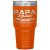 Papa Knows Everything 60th Gift Funny Father's Day Tumbler Tumblers dad, family- Nichefamily.com