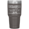 Cool Grandpas Ride MotorCycles - Funny Grand Father Biker Tumbler Tumblers dad, family- Nichefamily.com