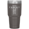 Valentine's Father's Day Gifts God Family Steelers Tumbler Tumblers dad, family- Nichefamily.com